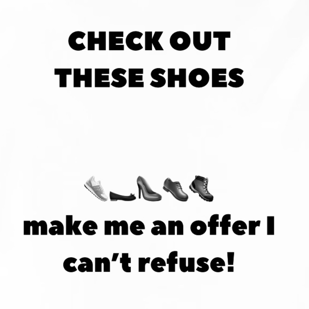 shoes in closet!